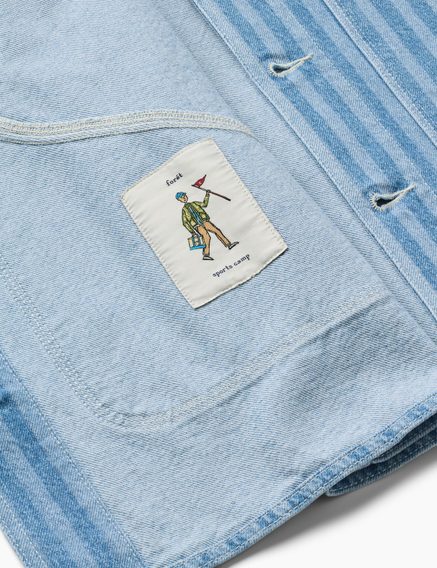 forét — Berry Denim Overshirt