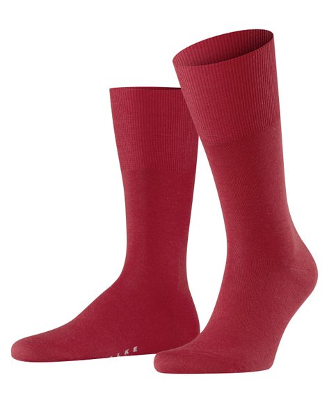Falke Airport Socks — Scarlet