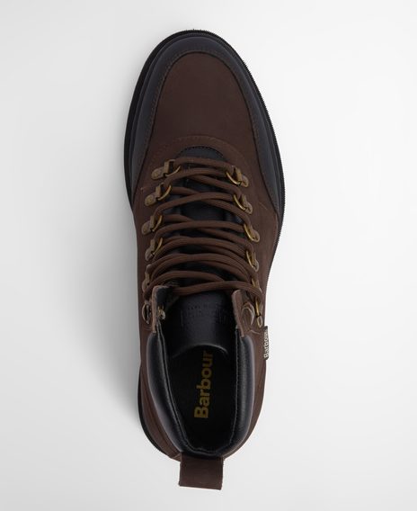 Barbour Sidwood Hiking Boots — Brown Nubuck