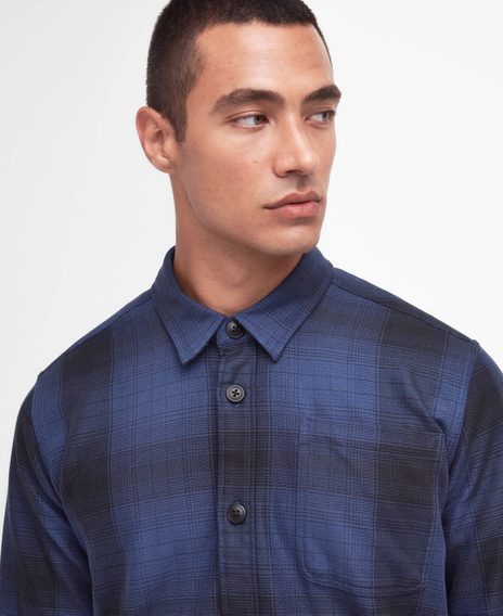 Barbour International Stoke Overshirt — Cobalt Blue