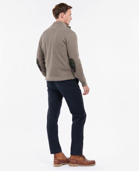 Barbour Holden Half Zip Sweater — Military Marl