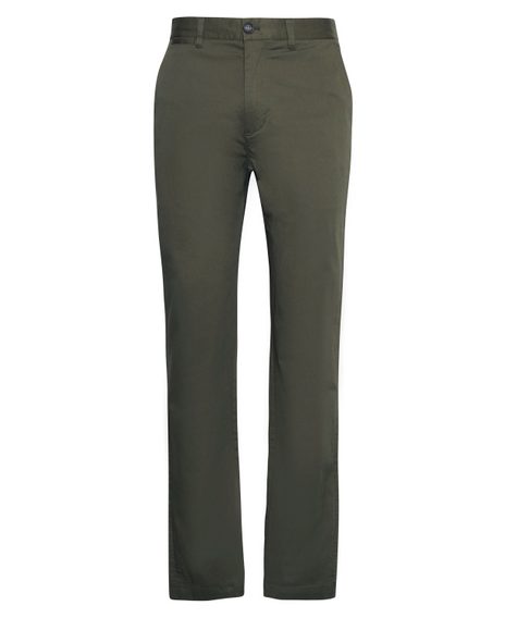 Barbour Lightweight Stretch Tailored Chinos — Uniform Green