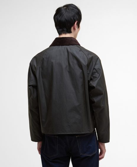Barbour Spey Waxed Jacket — Olive
