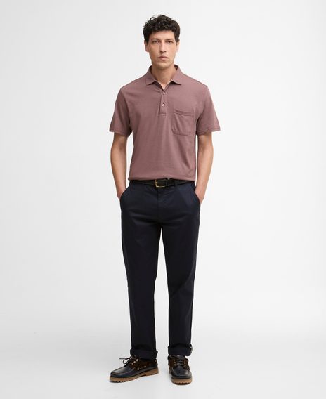 Barbour Steventon Linen-Blend Polo Shirt
