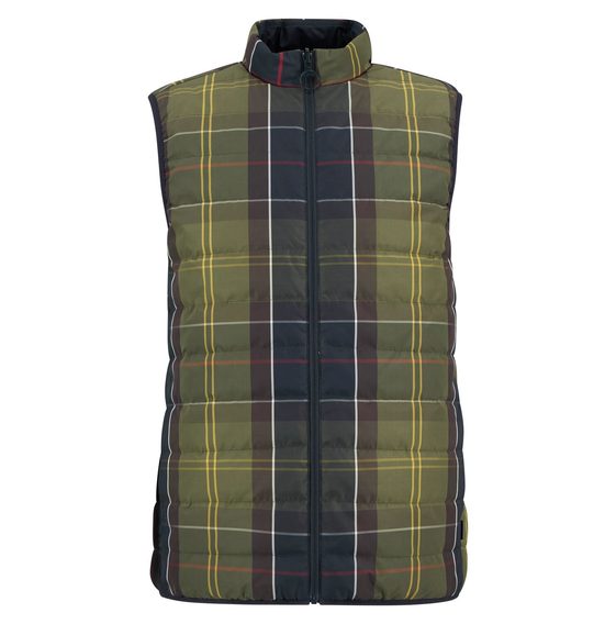 Barbour Reversible Tartan Puffer Gilet