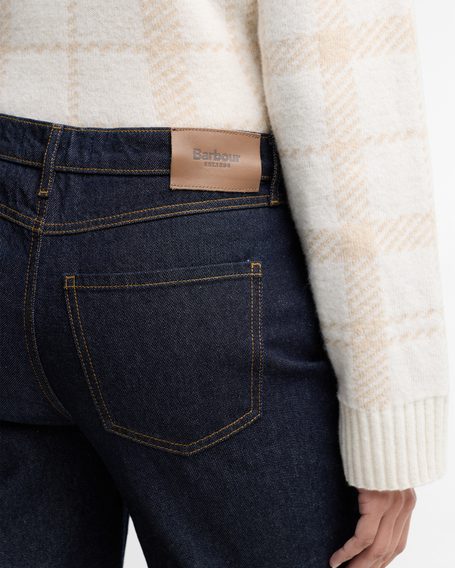 Barbour Adalyn High-Rise Jeans — Indigo