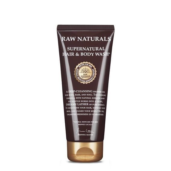 Sampon és tusfürdő Recipe for Men Raw Naturals Supernatural Hair & Body Wash (200 ml)