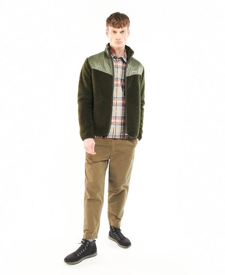 Fleece kabát Barbour Axis Fleece - Olive