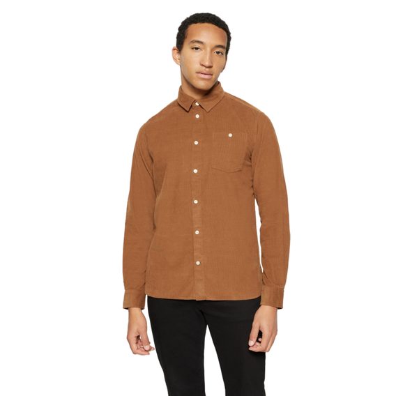 KnowledgeCotton Apparel — Regular Fit Corduroy Shirt