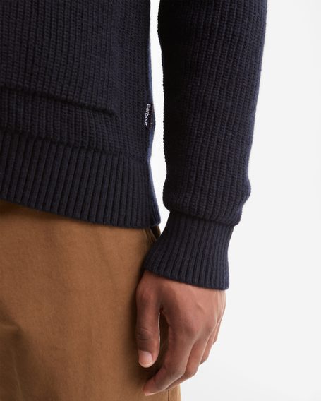 Barbour Hartland Shawl Neck Cardigan — Navy