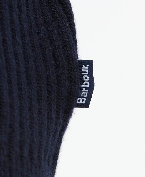 Barbour Holden Half Zip Sweater — Navy