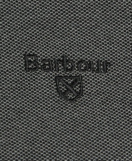 Barbour Sports Mix Polo Shirt — Black