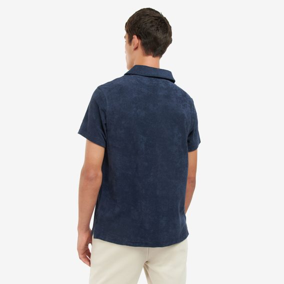 Pamut poloing Barbour Cowes Polo - Navy