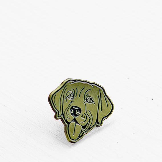 Barbour Dog Pin — Labrador