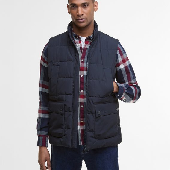 Barbour Bedale Puffer Gilet — Dark Navy