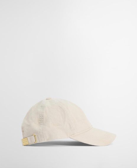 Barbour Oakley Cord Cap — Pearl