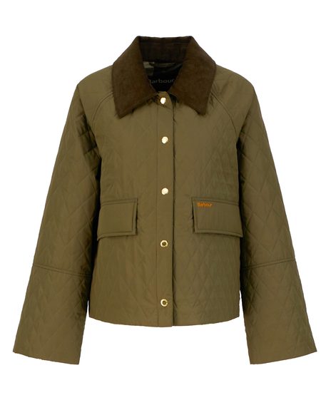 Barbour Kirby Quilted Jacket — Ivy Green