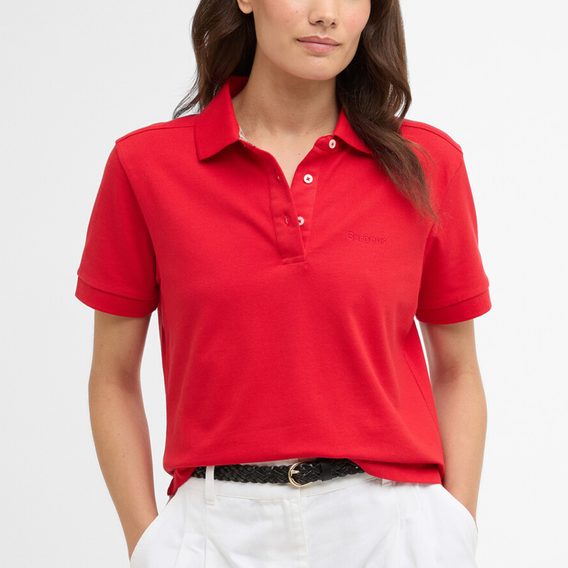 Barbour Bowford Polo Shirt — Red