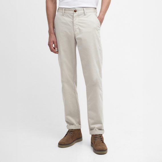 Barbour Neuston Essential Chinos — Stone