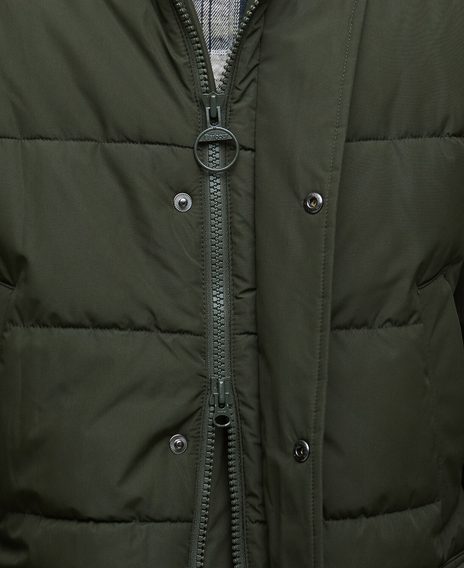 Barbour Bedale Puffer Jacket — Sage