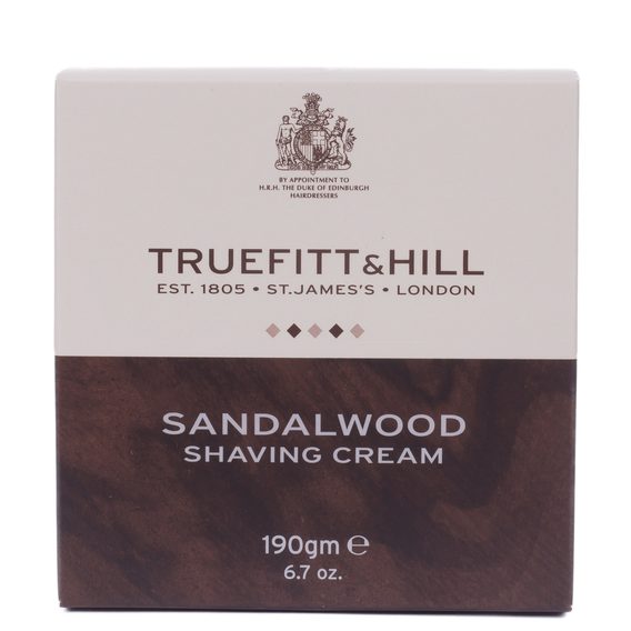 Truefitt & Hill borotválkozási krém - Sandalwood (190 g)