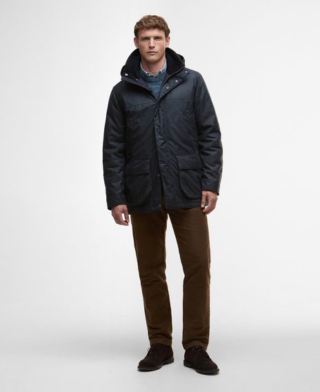 Barbour Bleaberry Wax Jacket — Navy