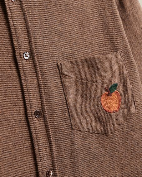 Portuguese Flannel Embroidery Flannel — Almond