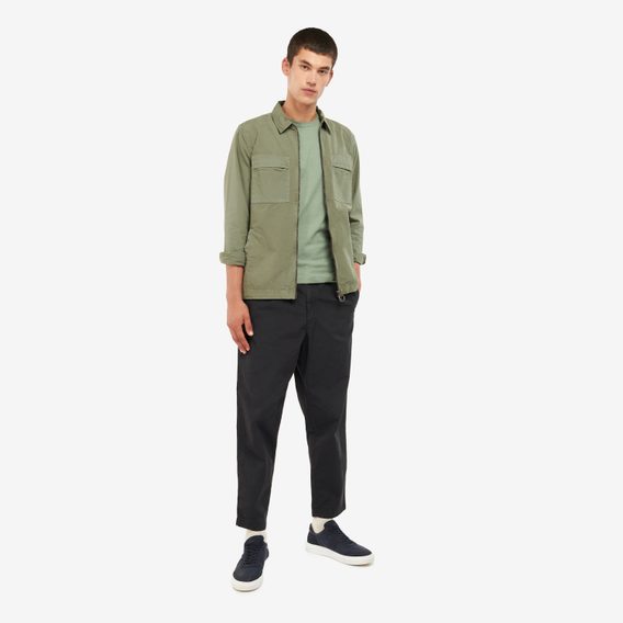 Pamut overshirt Barbour Tollgate - Agave Green