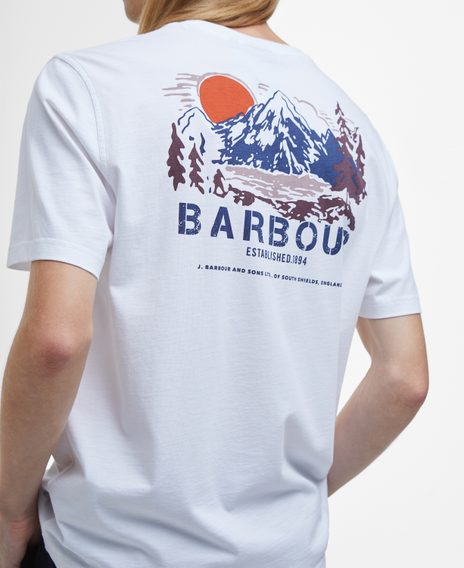 Barbour Perham Grafikus Póló — Fehér