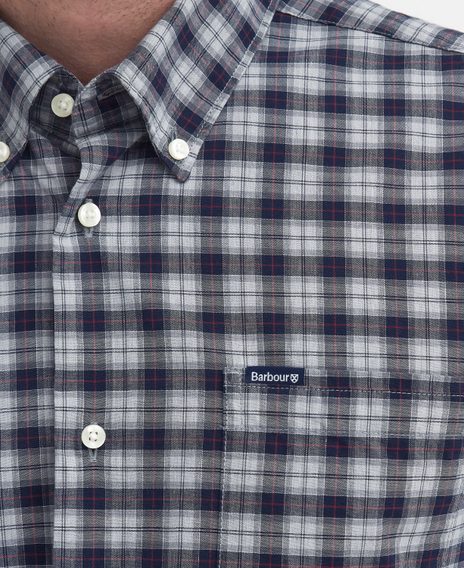 Barbour Lomond Tailored Shirt — Blue Granite