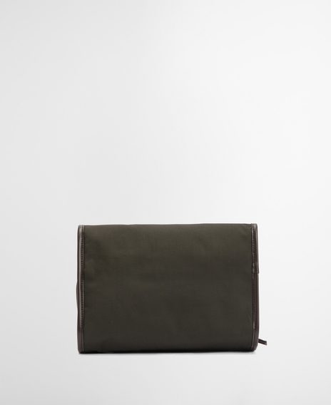 Barbour Waxed Hanging Washbag