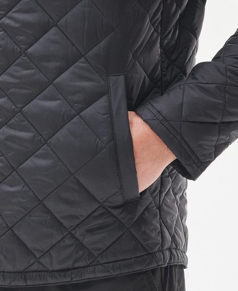 Barbour Newbie steppelt kabát — Black