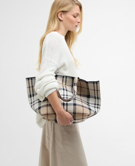Barbour Layla Tartan Large Tote Bag
