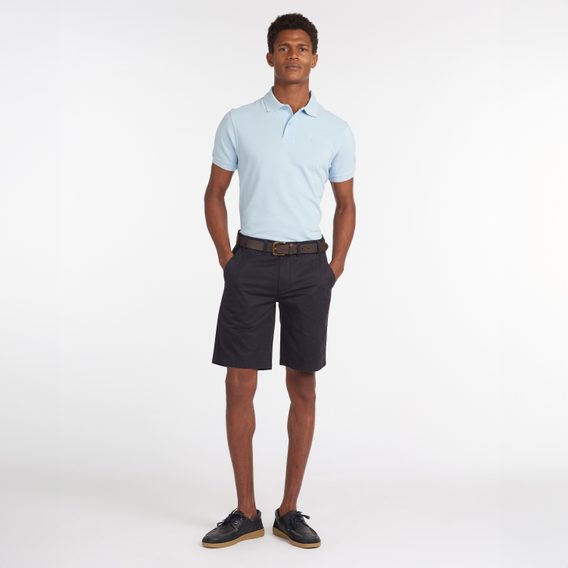 Barbour Sports Polo Shirt — Sky Blue