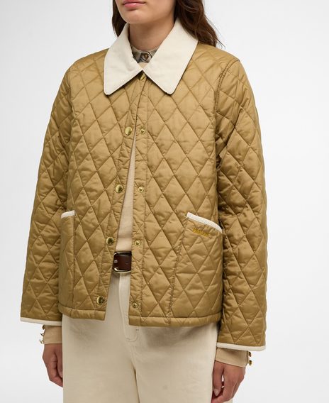 Barbour Icons Cropped Liddesdale Quilted Jacket
