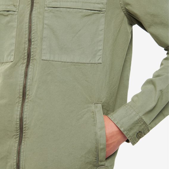 Pamut overshirt Barbour Tollgate - Agave Green