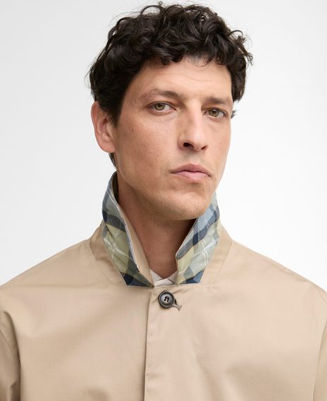 Barbour Short Rokig Waterproof Jacket — Washed Stone