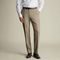 Charles Tyrwhitt Ultimate Performance Sharkskin Suit Trousers — Taupe