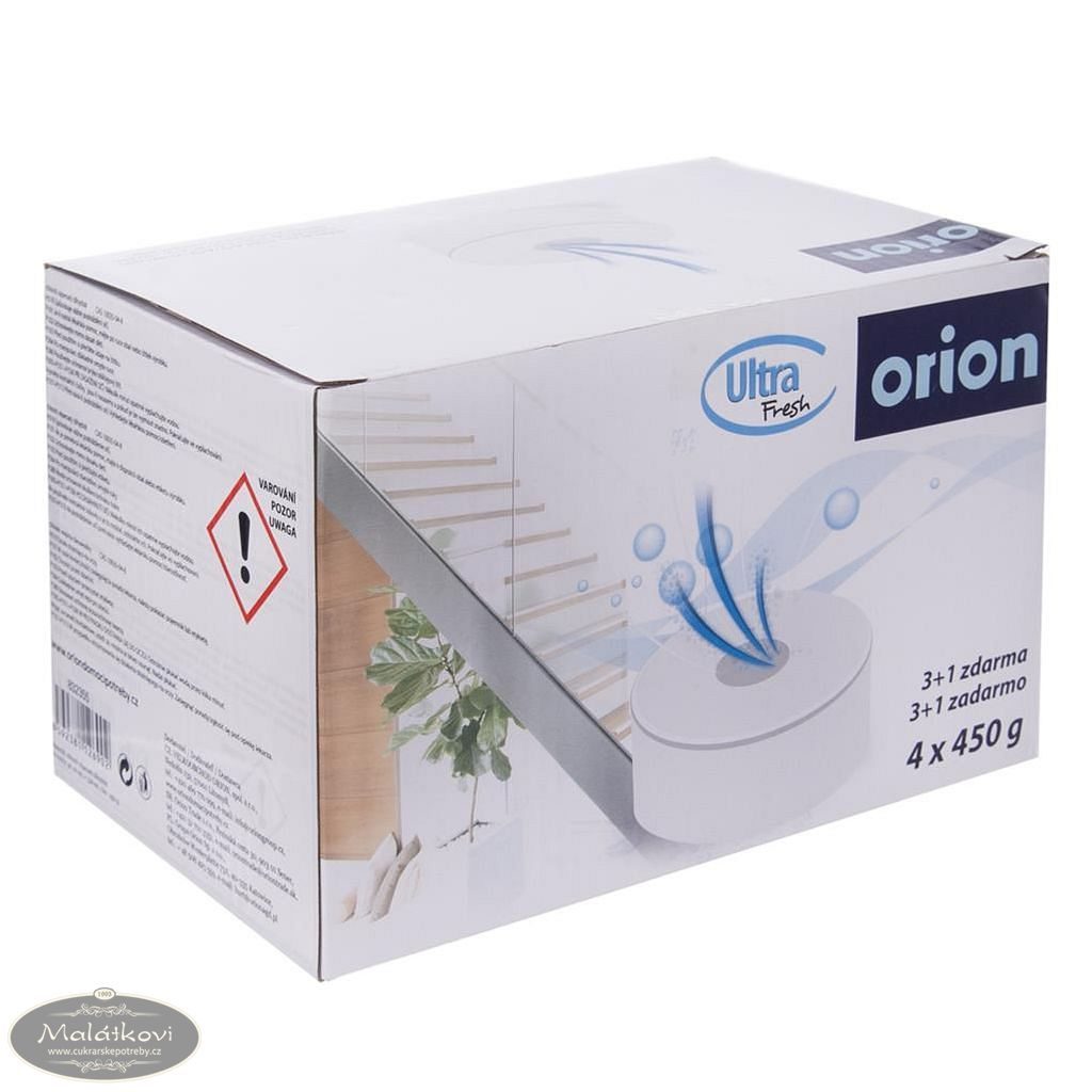 Cukrářské potřeby Malátkovi® - Náplň do pohlcovače vlhkosti Orion 832336  TABLETA 3+1 - Orion CZ - Úklidové potřeby - Domácí potřeby