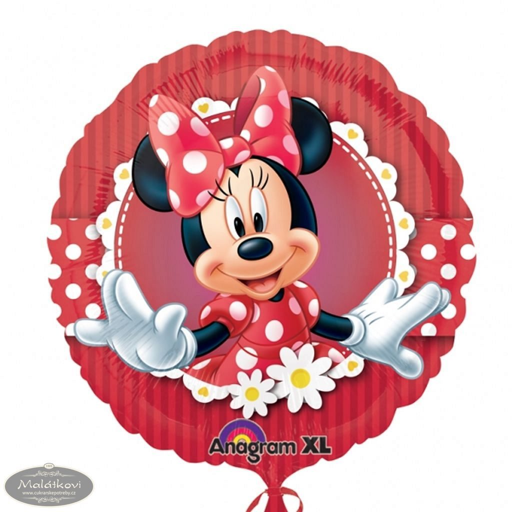 Cukrářské potřeby Malátkovi® - Foliový balonek Minnie 45cm - Amscan -  Balónky - Oslavy a party