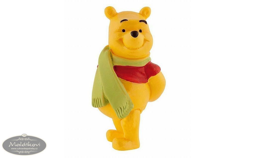 Cukrářské potřeby Malátkovi® - Figurka medvídka Pú se šálou (Winnie The  Pooh) - Bullyland - Figurky dětské - Dekorace nejedlé