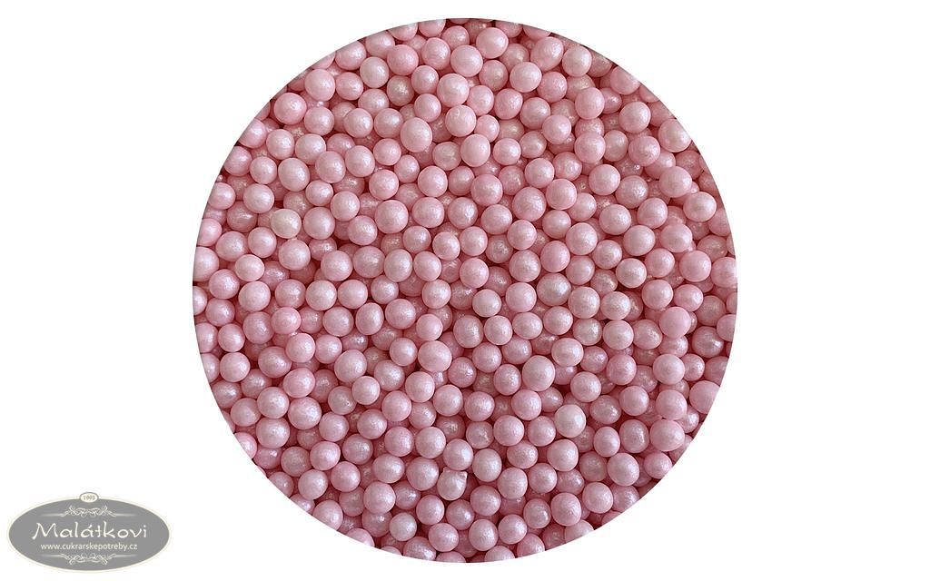 Cukrářské potřeby Malátkovi® - Perličky fialkovo - růžové 50 g - Cukrářské  zdobení - Jedlé dekorace a zdobení