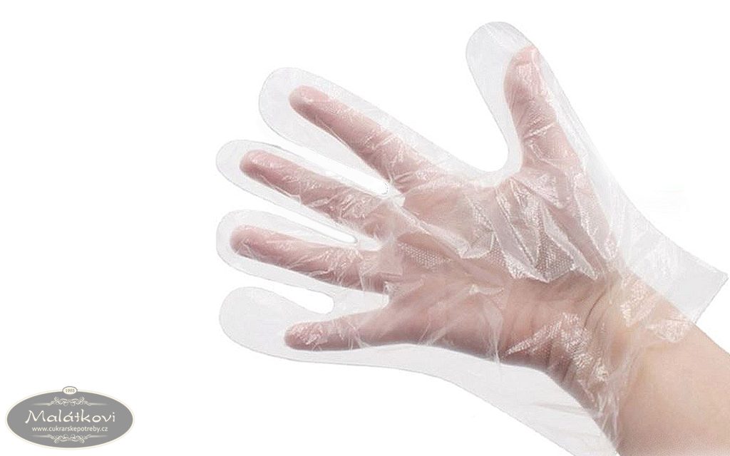 Cukrářské potřeby Malátkovi® - Jednorázové rukavice mikrotenové 100 ks -  Orion CZ - Všechno zboží