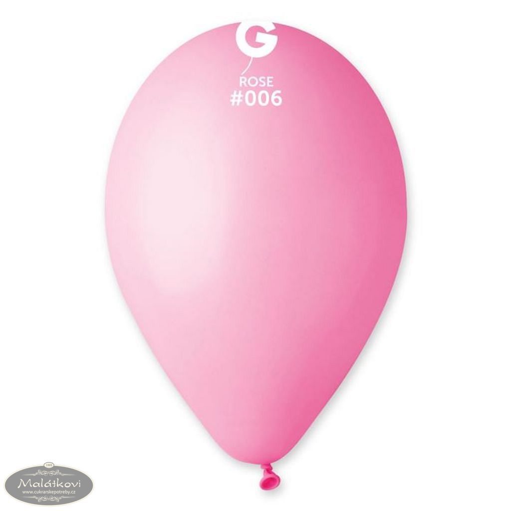 Cukrářské potřeby Malátkovi® - Balonky 100 ks světle růžové 26 cm pastelové  - SMART - Balónky - Oslavy a party