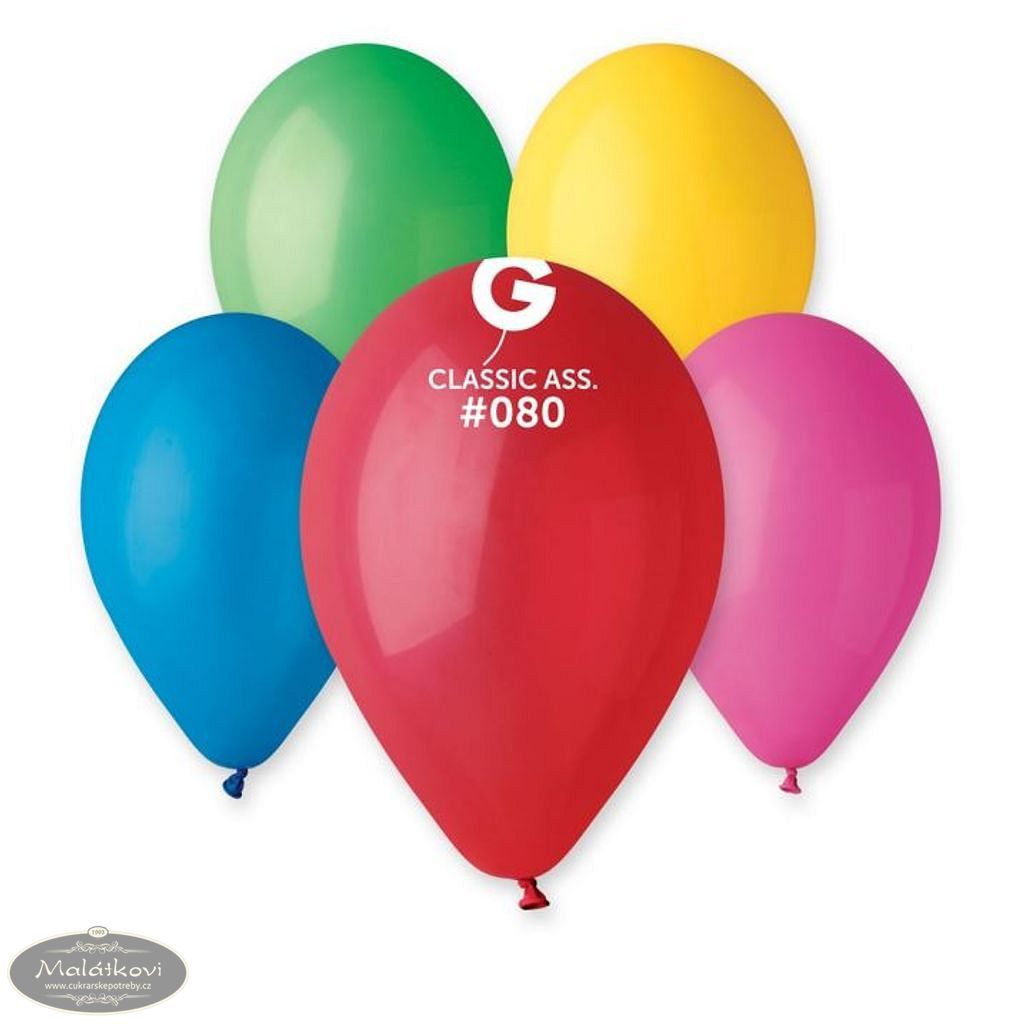 Cukrářské potřeby Malátkovi® - Balonky 100 ks mix barevné 26 cm pastelové -  SMART - Balónky - Oslavy a party