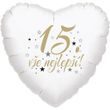 15. narozeniny balónek srdce