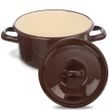 Poklice smalt BROWN 16 cm TM3