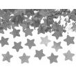 Vystřelovací konfety hvězdy stříbrné 60 cm