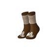 Ponožky 43-45 Gifty - COFFEE