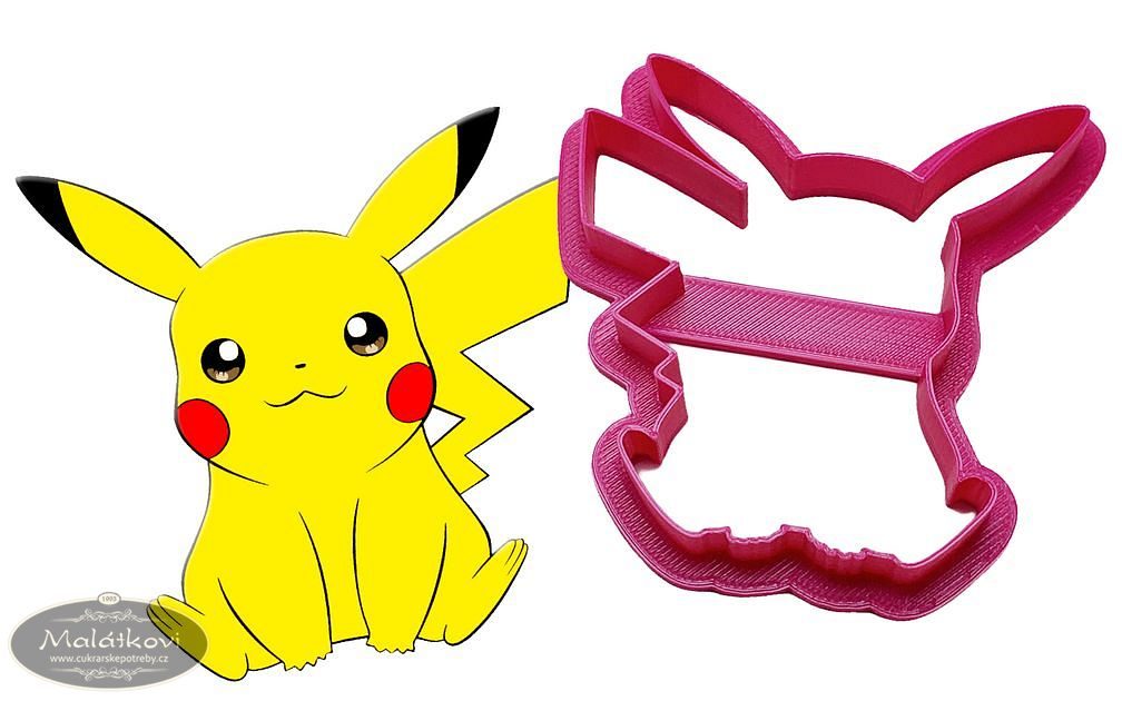 Cukrářské potřeby Malátkovi® - Vykrajovátko Pokémon Pikachu - 3D tisk -  Dortmarket - Všechno zboží